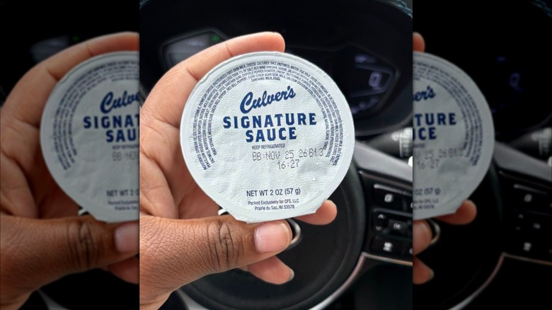 Culver's Signature Sauce container