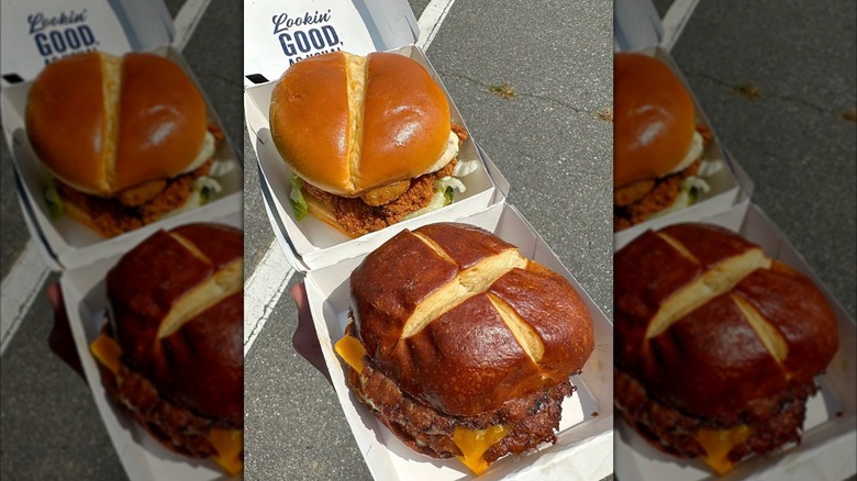 Culver's buns from top angle