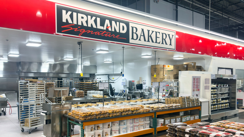 The bakery section at a Costco.