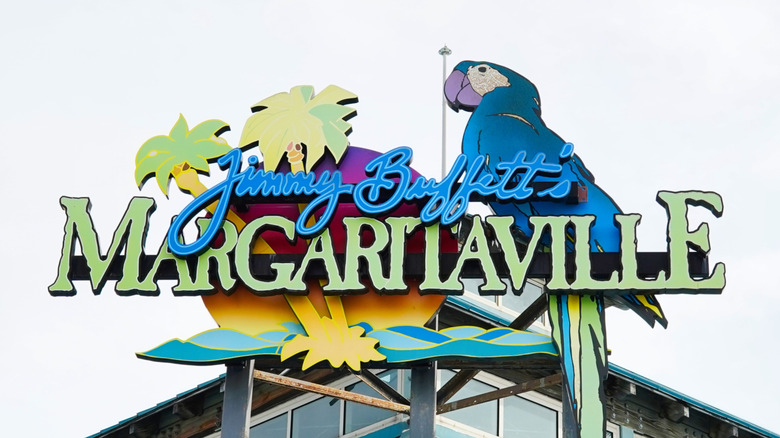 Jimmy Buffett's Margaritaville sign