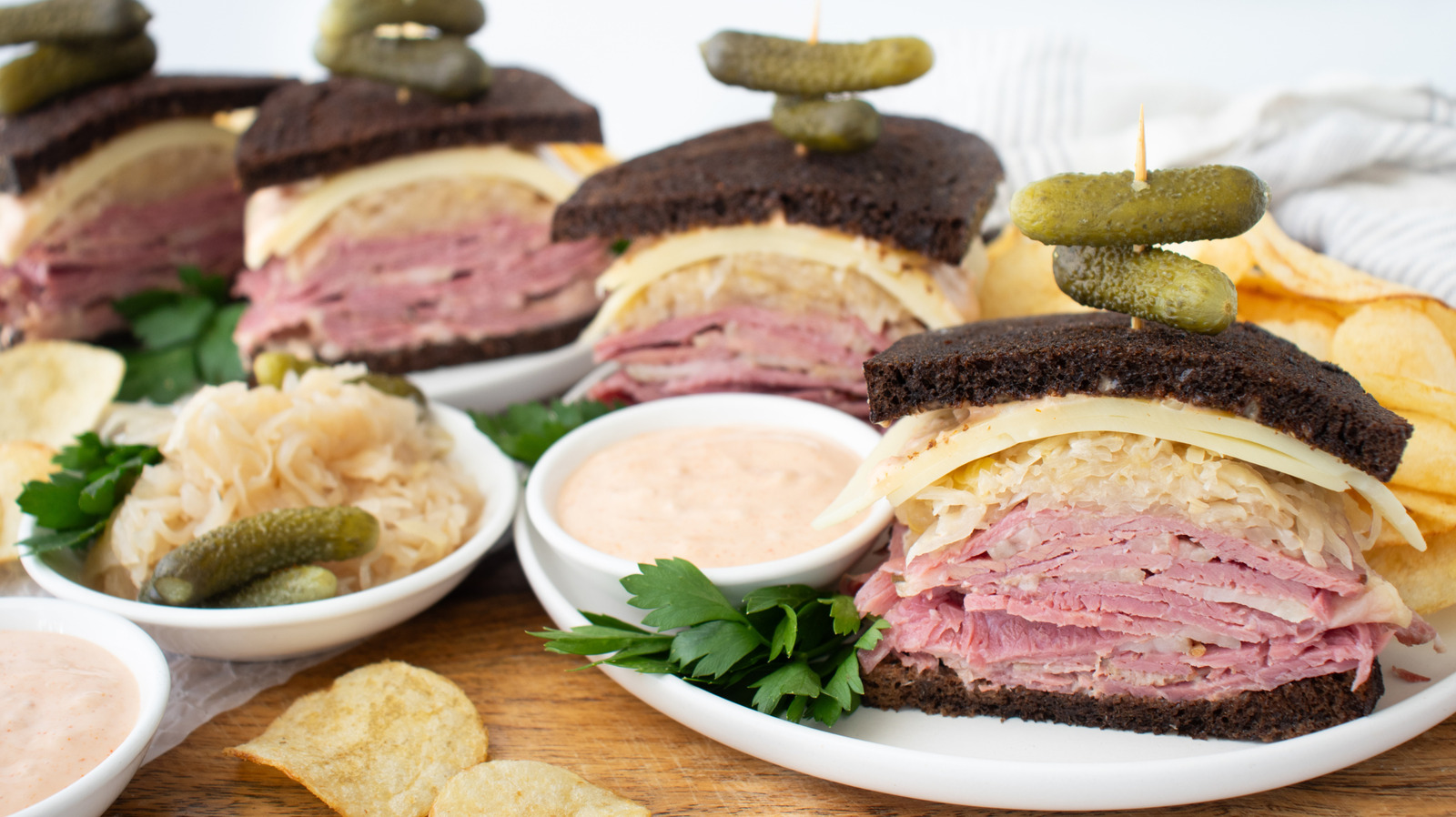Rezept für ein köstliches Reuben-Sandwich