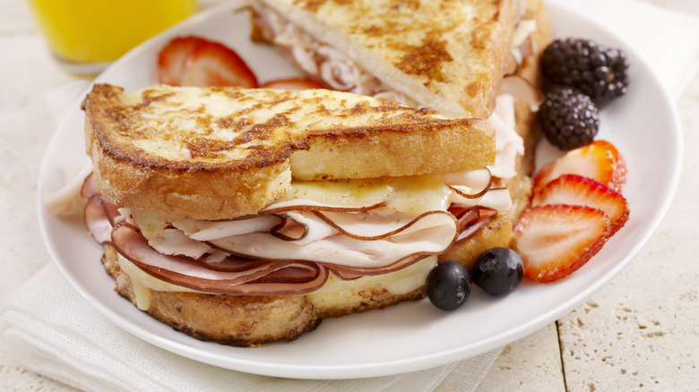 savory French toast sandwich