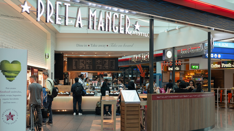 Interior lokasi Pret a Manger