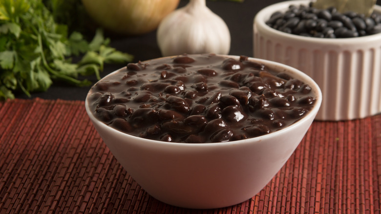 Bowl of black beans