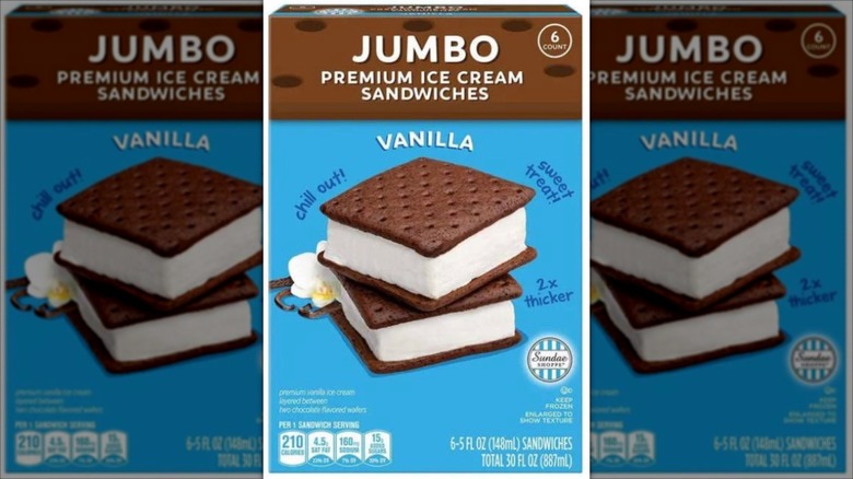 Sundae Shoppe Jumbo Premium Ice Cream Sandwiches