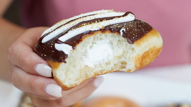 A S'mores Classic doughnut from Krispy Kreme