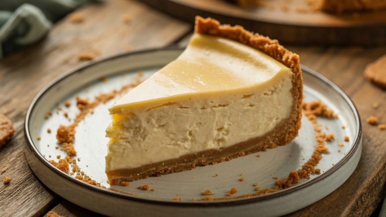 cheesecake on a plate