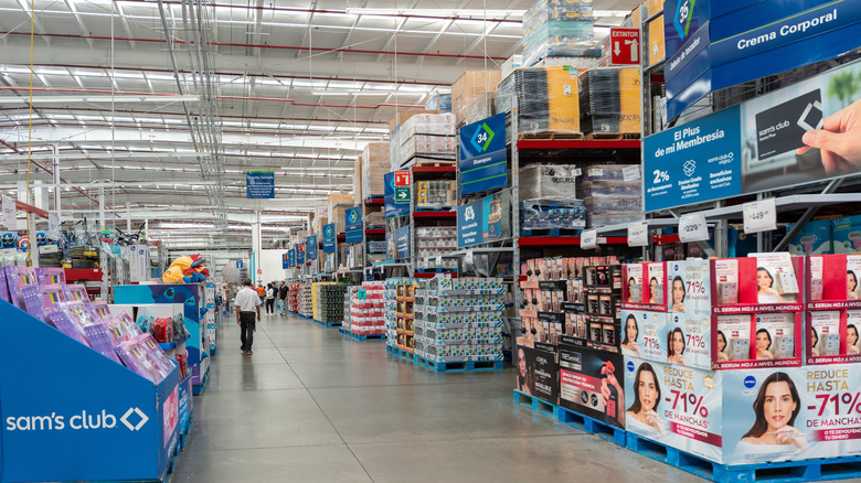 inside a Sam's Club