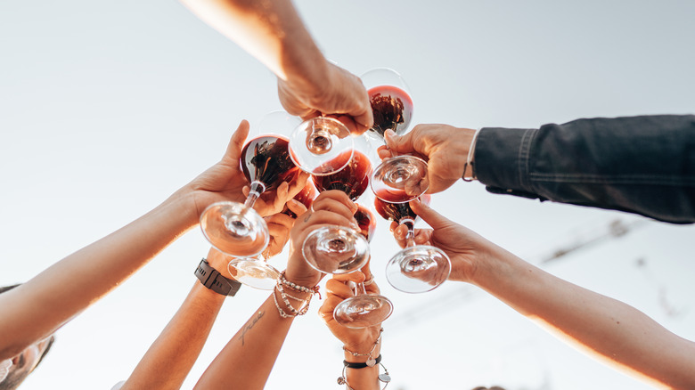 Wine toast