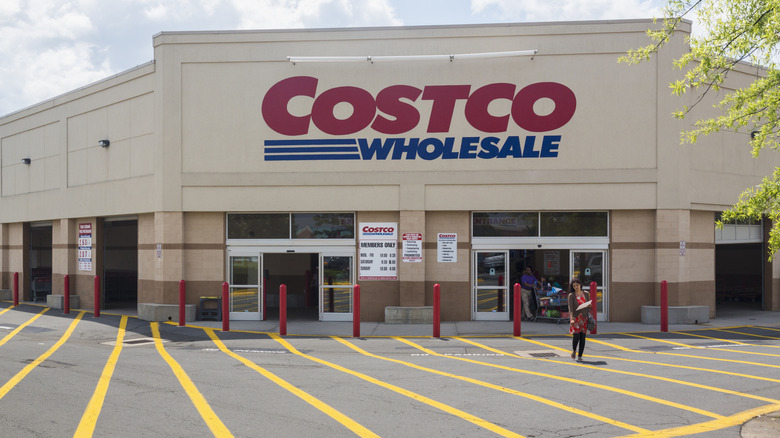 The outside of a Costco warehouse