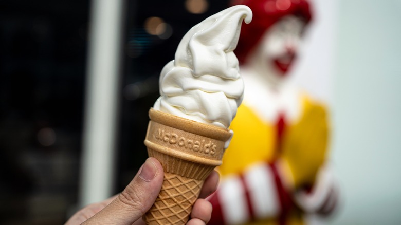McDonald's vanilla cone