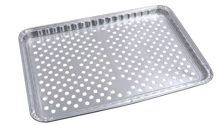 Foil grill tray