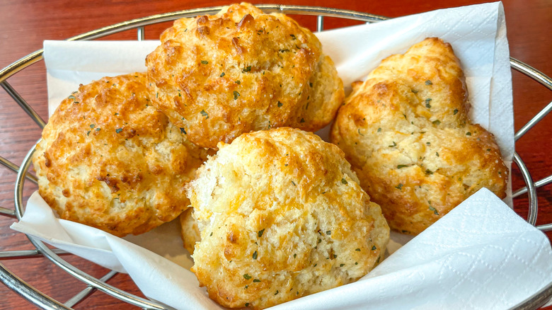 Basked of Cheddar Bay Biscuits