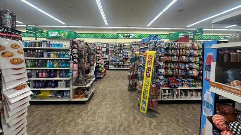 Interior shot of a Dollar Tree