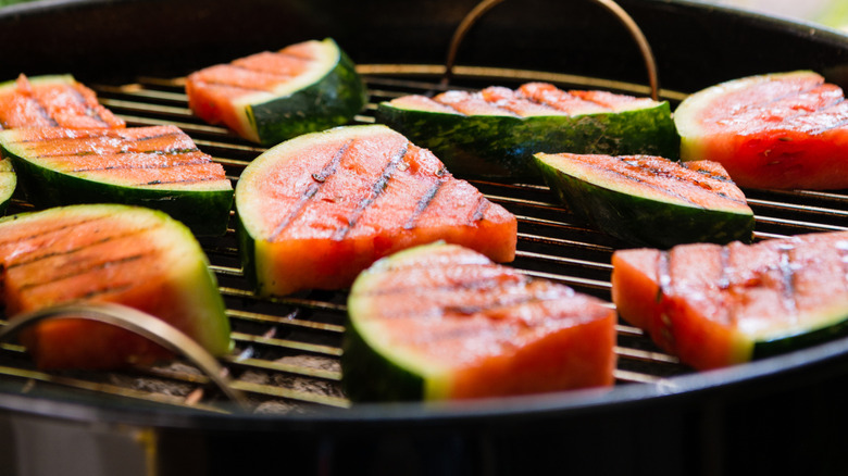 Grilled watermelon