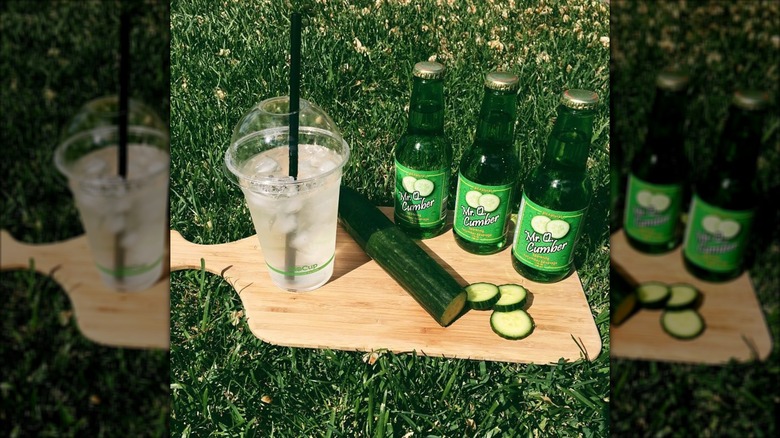 Mr. Q Cucumber soda