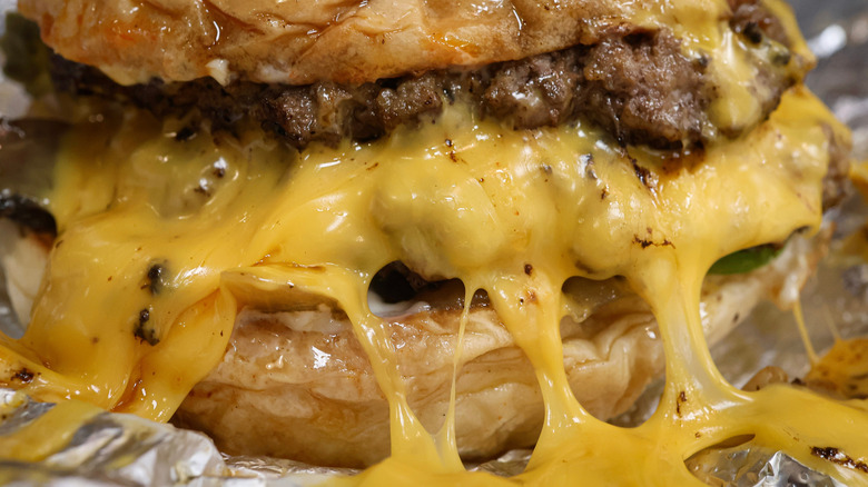 a gooey Juicy Lucy