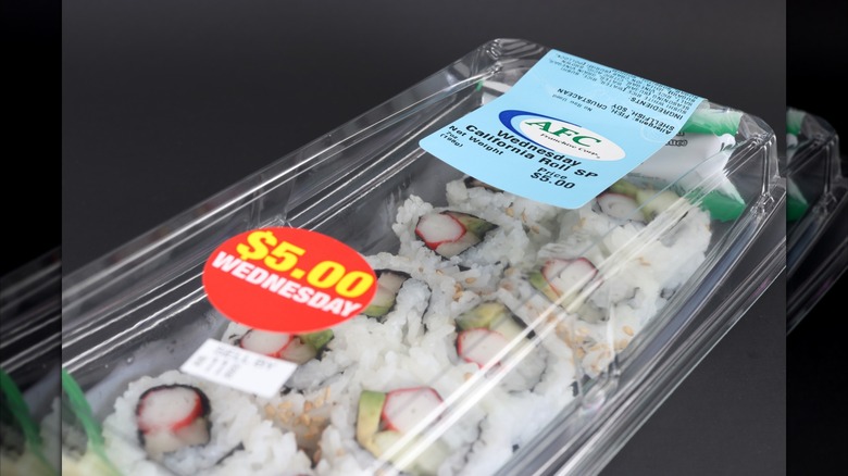 A $5 sushi roll from Publix