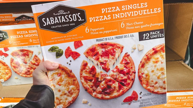 Sabatasso's frozen pizza singles