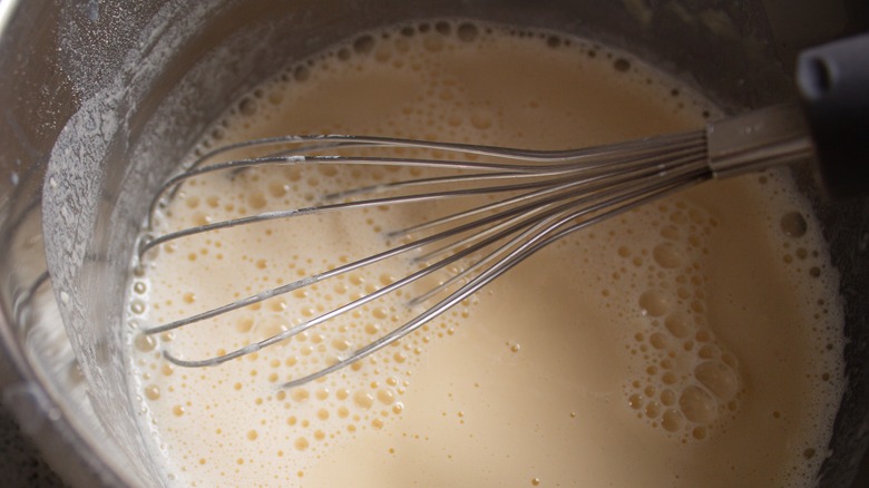 Bowl of Pancake batter