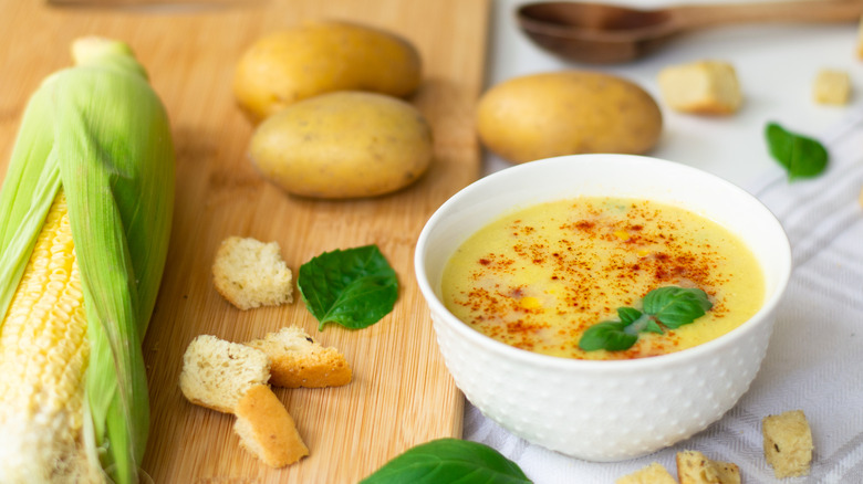 creamy corn and potato soup