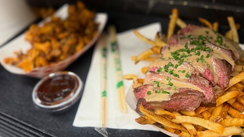 The steak frites from Lori Jayne.