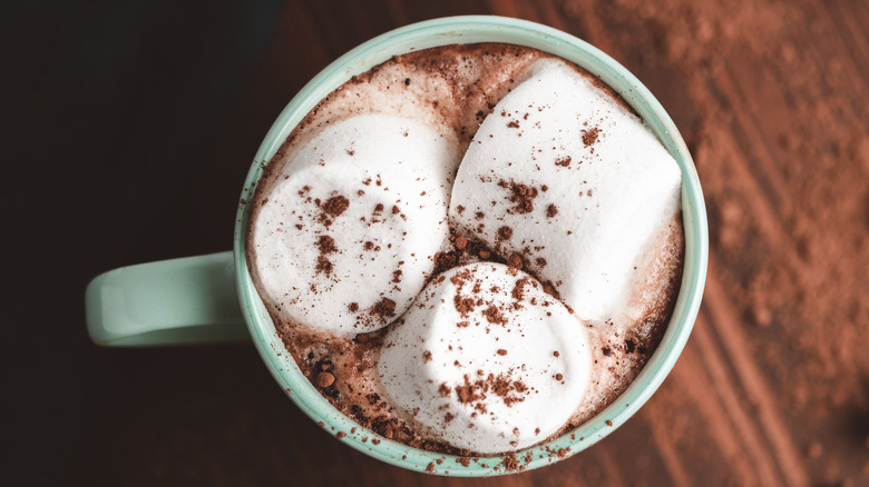 mug of hot chocolate
