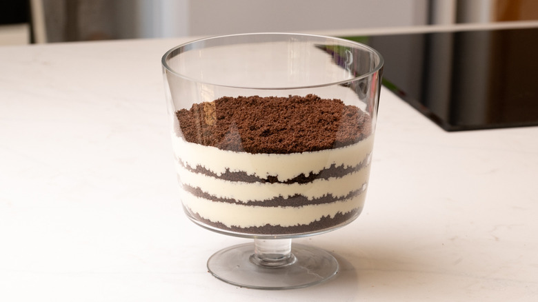 layered adult dirt cake
