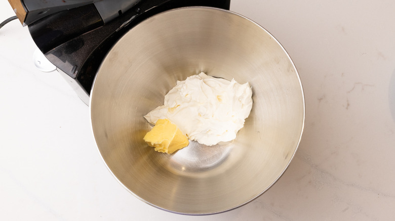 butter and cream cheese