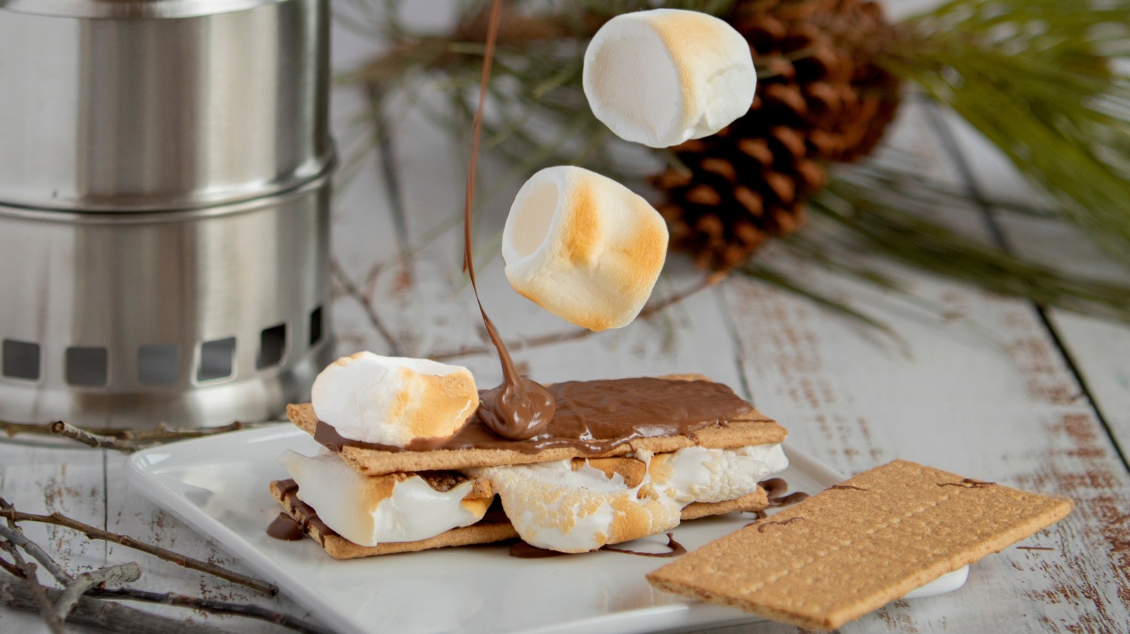 Verfeinern Sie Ihre S‘mores in einer Minute mit einer Mikrowellen-Ganache ...