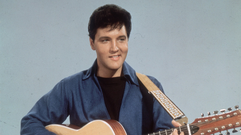 Elvis Presley smiling