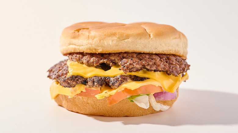butterburger deluxe on a table