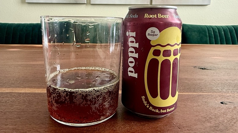 Can of Poppi Root Beer