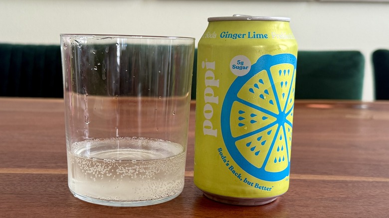 Can of Poppi Ginger Lime