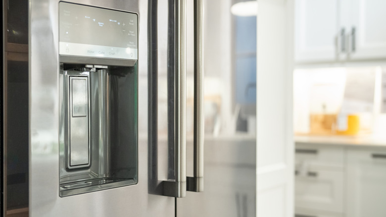 Close up of a refrigerator