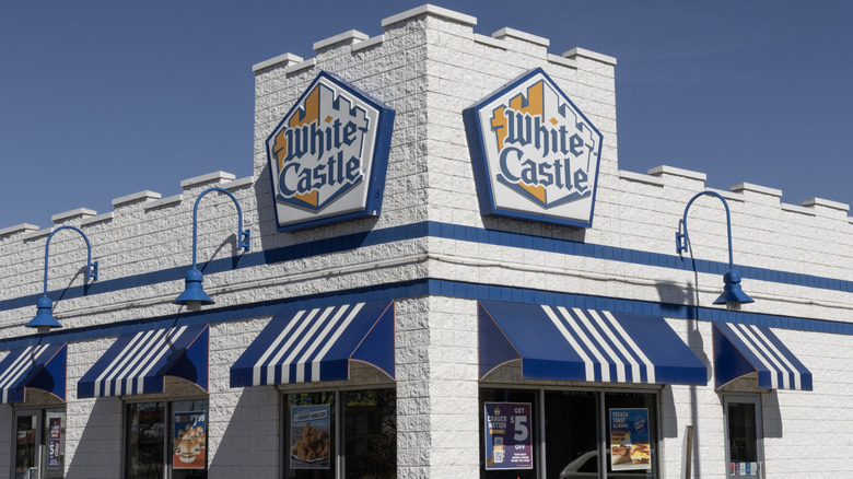 Outside of White Castle restaurant
