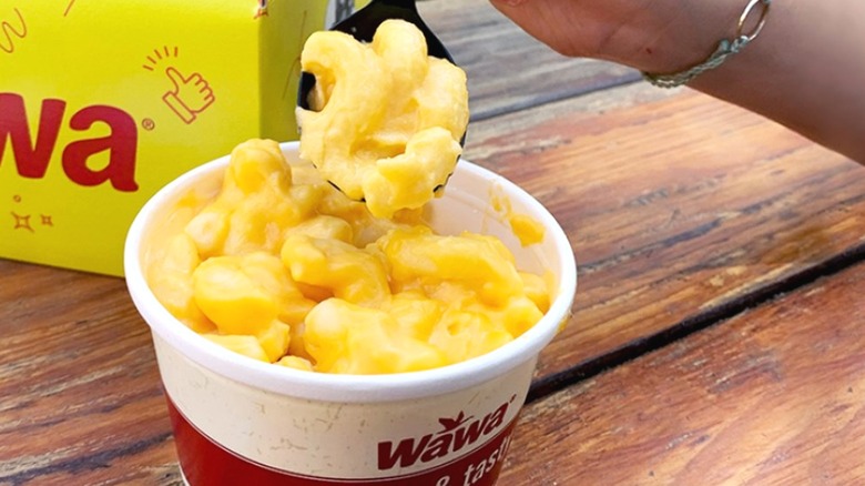 Container of macaroni and chees