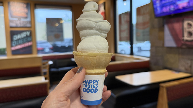 dairy queen vanilla soft serve cone