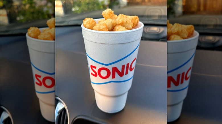 Tater Tots in Sonic cup