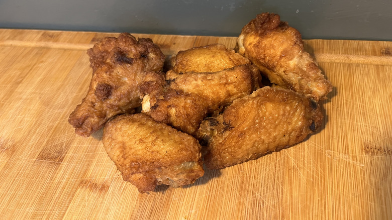 Five chicken wings from Pizza Hut