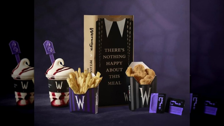 Wednesday and Wendy's collaboration meal.