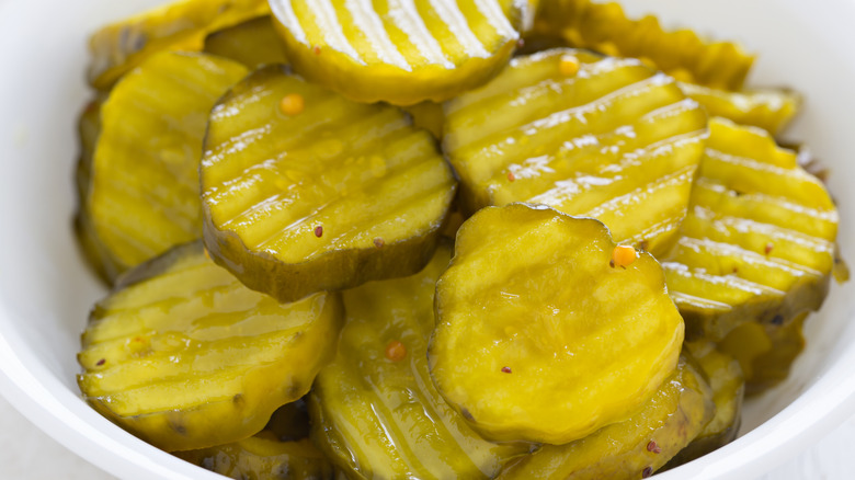 bowl of pickles