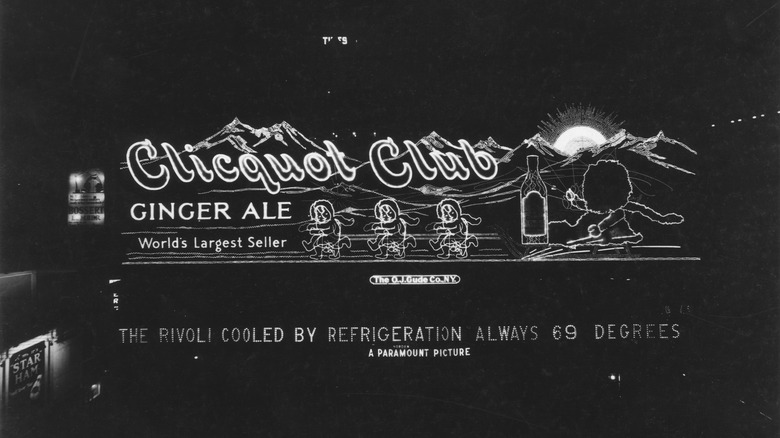 Clicquot Club ginger ale sign