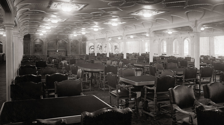 Dining room of the Titanic