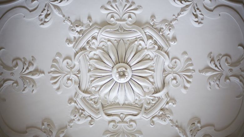 ceiling flower medallion