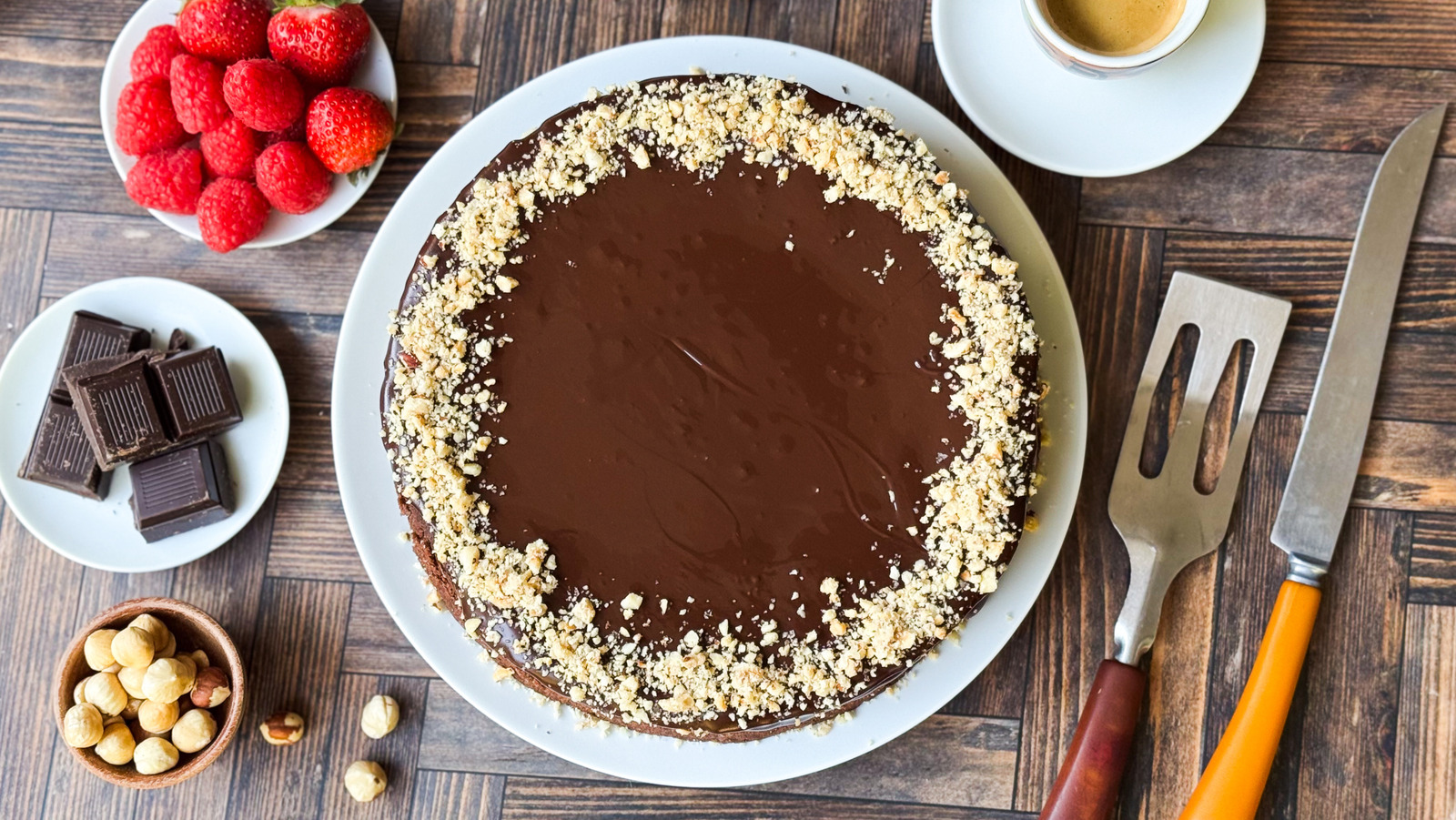 Rezept für glutenfreien italienischen Gianduja-Schokoladenkuchen