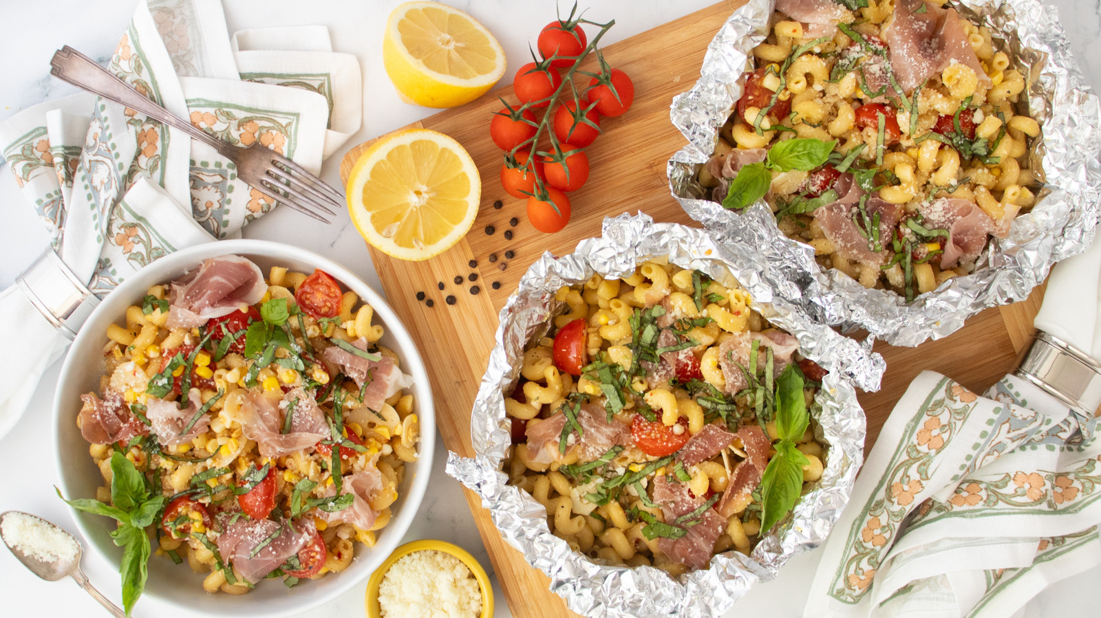 Foil Packet Summer Pasta Recipe - Chowhound