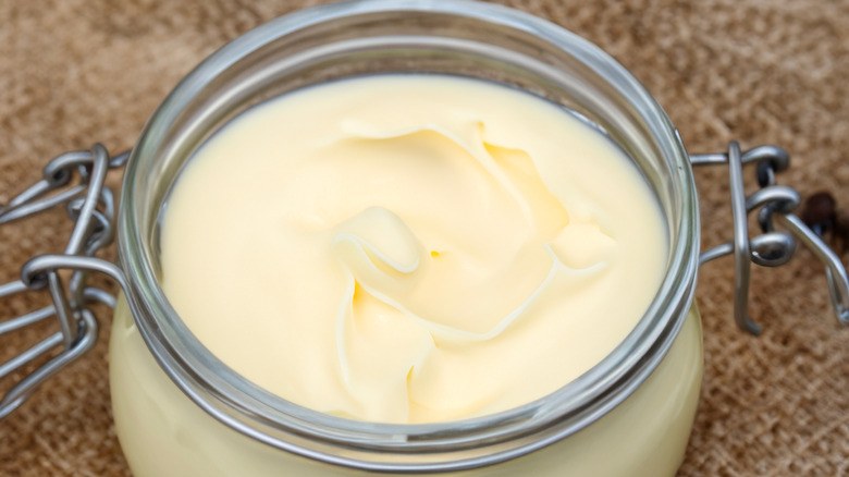 A pot of homemade beef tallow