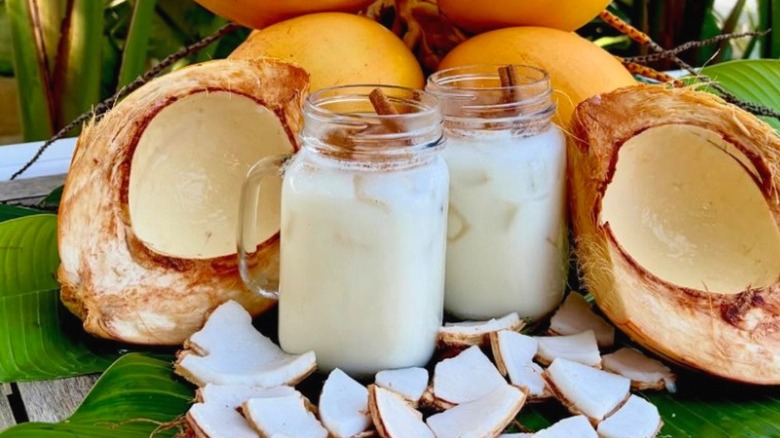 Gully Wash with glasses on table