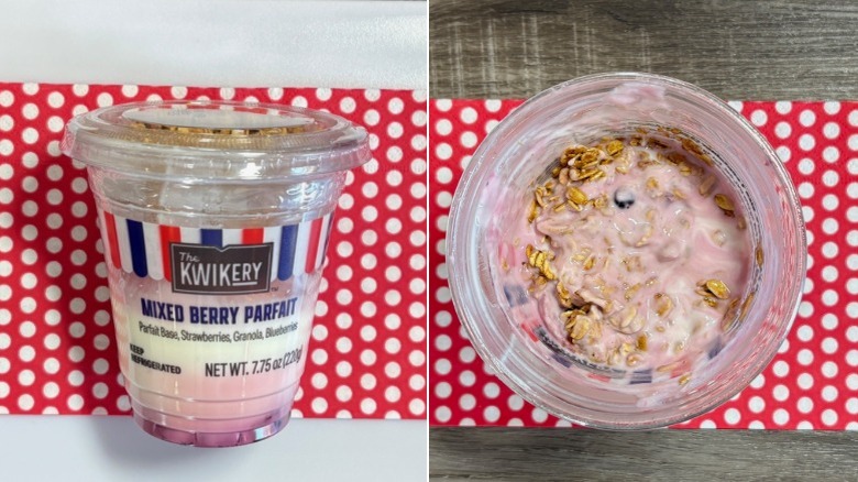 Cup of Kwik Trip Mixed Berry Parfait